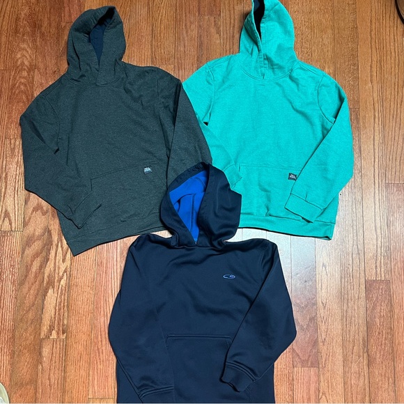 3 Boys Large Sweatshirts (Champion & Real Work) - Picture 1 of 12